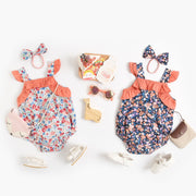 Baby Fashion Casual Cotton Floral Bodysuit