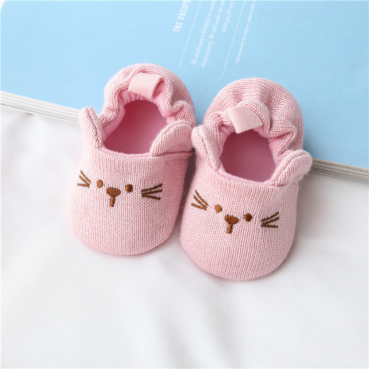 Fashion Simple Baby Knitted Booties