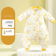 Baby autumn and winter one-piece pajamas