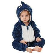 Flannel Romper Baby Pajamas Animal Jumpsuit