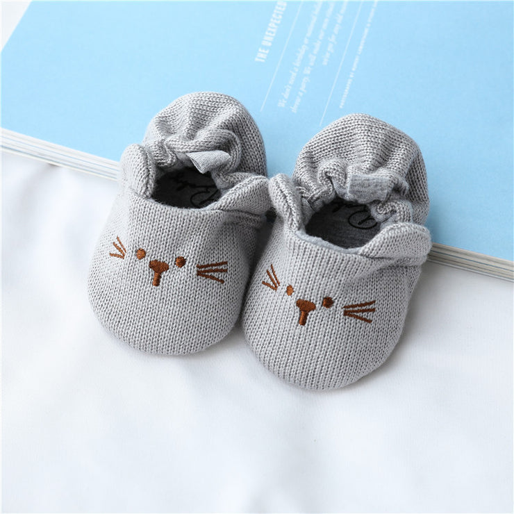 Fashion Simple Baby Knitted Booties