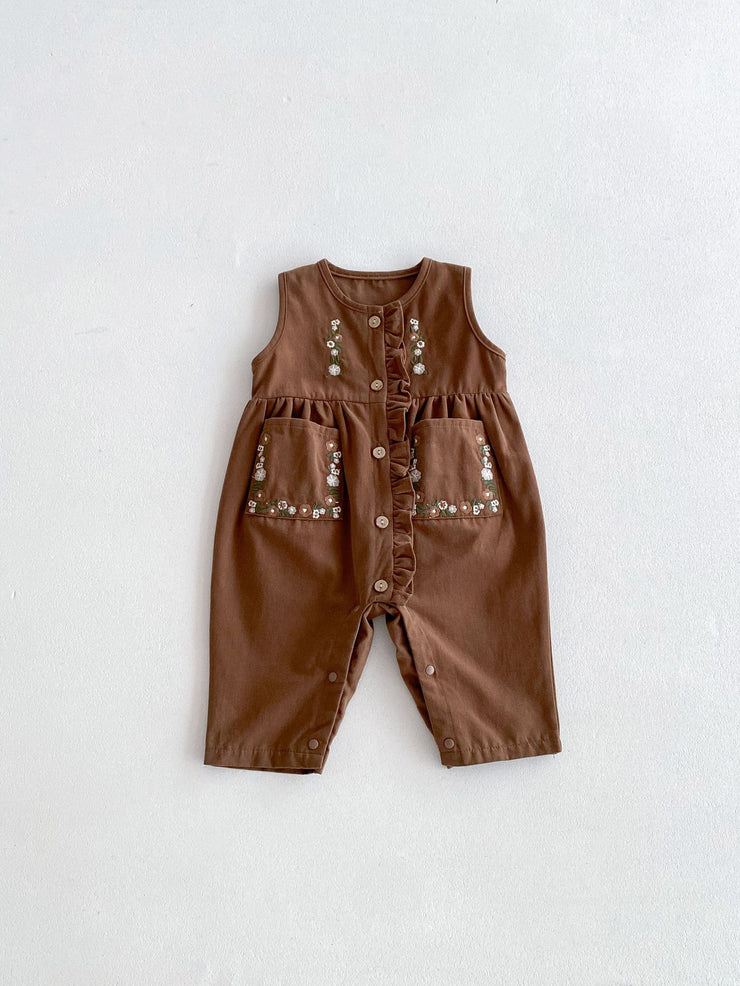 Fashion Baby Suspender Pants Suit