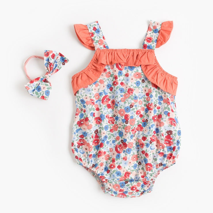 Baby Fashion Casual Cotton Floral Bodysuit